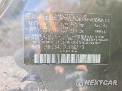 Zdjęcie 13 z 13 samochodu: 2020 HYUNDAI ELANTRA SEL VIN:5NPD84LFXLH602140 - miniatura