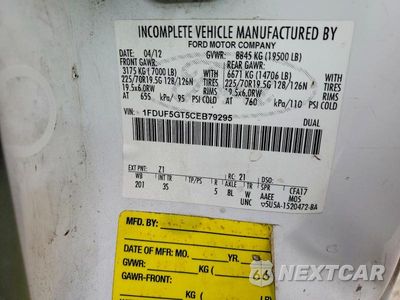 Zdjęcie 12 z 12 samochodu: 2012 FORD F550 SUPER DUTY VIN:1FDUF5GT5CEB79295 - miniatura