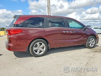 Trzecie zdjęcie samochodu z tyłu: 2018 HONDA ODYSSEY EXL VIN:5FNRL6H72JB085106 - miniatura