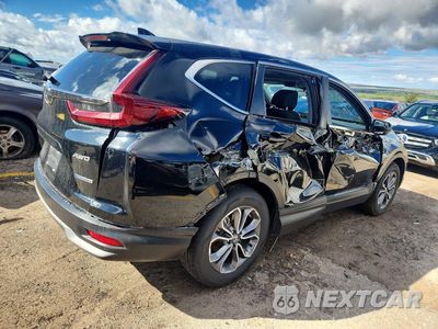 Trzecie zdjęcie samochodu z tyłu: 2022 HONDA CR-V EX VIN:5J6RT6H57NL023566 - miniatura