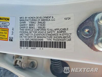 Zdjęcie 12 z 12 samochodu: 2025 HONDA CIVIC SPORT VIN:19XFL2H83SE004948 - miniatura