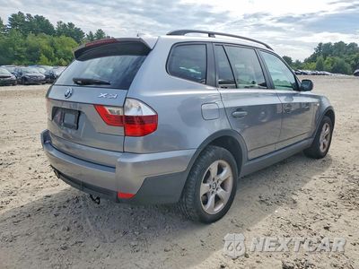 Trzecie zdjęcie samochodu z tyłu: 2007 BMW X3 3.0SI VIN:WBXPC93447WF29621 - miniatura