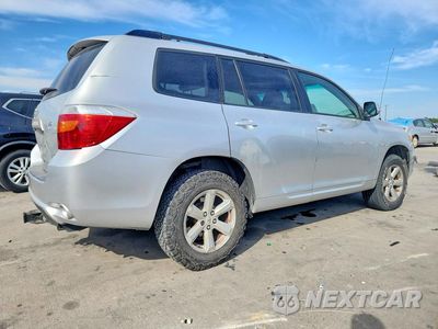 Trzecie zdjęcie samochodu z tyłu: 2008 TOYOTA HIGHLANDER BASE VIN:JTEES41A482086858 - miniatura