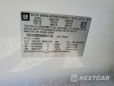 Zdjęcie 12 z 12 samochodu: 2017 CHEVROLET SILVERADO K1500 LTZ VIN:3GCUKSEC6HG457235 - miniatura