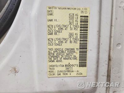 Zdjęcie 13 z 13 samochodu: 2016 NISSAN NV2500 DELIVERY VAN VIN:1N6BF0LY7GN800975 - miniatura
