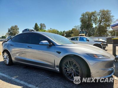 Czwarte zdjęcie samochodu z boku: 2026 TESLA MODEL 3 VIN:5YJ3E1EA8TF165158 - miniatura