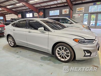 Czwarte zdjęcie samochodu z boku: 2019 FORD FUSION TITANIUM VIN:3FA6P0SU9KR157394 - miniatura