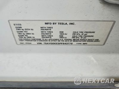 Zdjęcie 13 z 13 samochodu: 2023 TESLA MODEL Y VIN:7SAYGDEE5PF843779 - miniatura