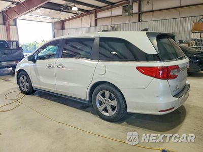 Drugie zdjęcie samochodu z przodu: 2019 HONDA ODYSSEY EXL VIN:5FNRL6H79KB065534 - miniatura