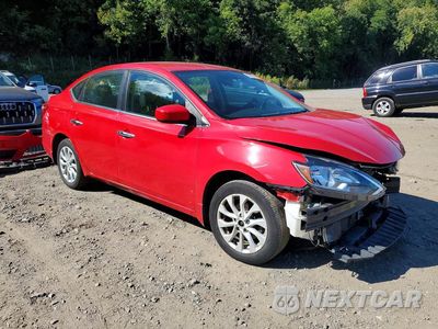 Czwarte zdjęcie samochodu z boku: 2019 NISSAN SENTRA SV VIN:3N1AB7AP3KY230582 - miniatura