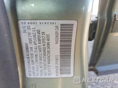 Zdjęcie 13 z 13 samochodu: 2002 VOLKSWAGEN PASSAT GLX VIN:WVWRH63B12P438312 - miniatura