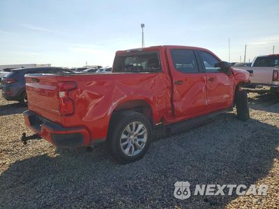 Trzecie zdjęcie samochodu z tyłu: 2021 CHEVROLET SILVERADO C1500 CUSTOM VIN:3GCPWBEK0MG295721 - miniatura