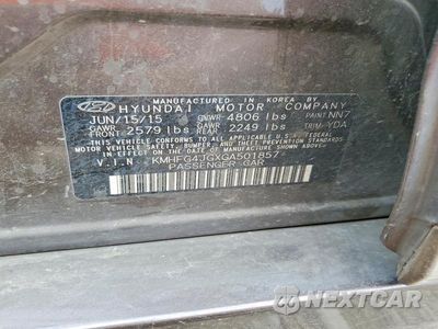 Zdjęcie 12 z 12 samochodu: 2016 HYUNDAI AZERA BASE VIN:KMHFG4JGXGA501857 - miniatura