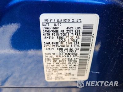 Zdjęcie 13 z 13 samochodu: 2011 NISSAN ROGUE S VIN:JN8AS5MV4BW257362 - miniatura