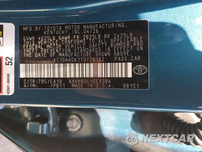 Zdjęcie 13 z 13 samochodu: 2026 TOYOTA CAMRY SE VIN:4T1DAACK1TU739162 - miniatura
