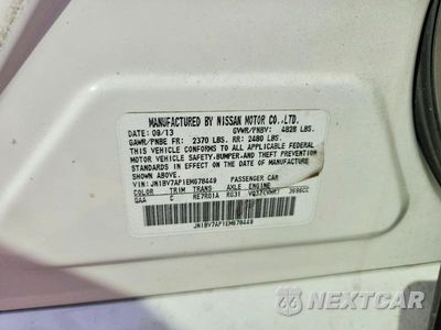 Zdjęcie 12 z 12 samochodu: 2014 INFINITI Q50 PREMIUM VIN:JN1BV7AP1EM678449 - miniatura