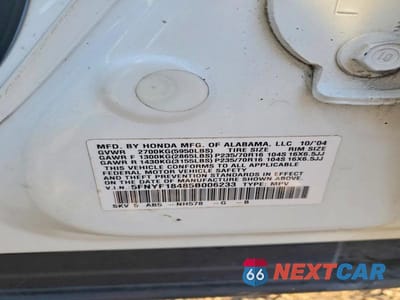 Zdjęcie 13 z 13 samochodu: 2005 HONDA PILOT EX VIN:5FNYF18485B006233 - miniatura