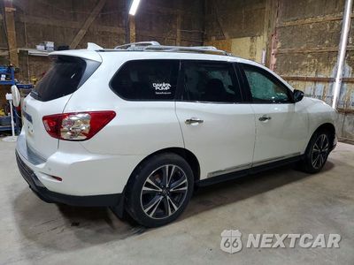 Trzecie zdjęcie samochodu z tyłu: 2019 NISSAN PATHFINDER PLATINUM VIN:5N1DR2MM7KC592428 - miniatura