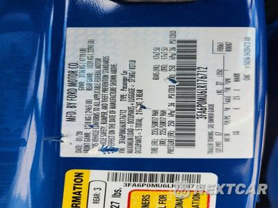Zdjęcie 13 z 13 samochodu: 2020 FORD FUSION SEL VIN:3FA6P0MU6LR176712 - miniatura