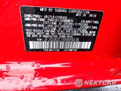 Zdjęcie 12 z 12 samochodu: 2024 SUBARU CROSSTREK PREMIUM VIN:JF2GUADC1RH889436 - miniatura