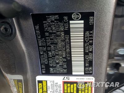 Zdjęcie 12 z 12 samochodu: 2024 TOYOTA CAMRY XLE VIN:4T1F11BK0RU128493 - miniatura