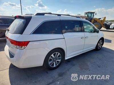 Trzecie zdjęcie samochodu z tyłu: 2014 HONDA ODYSSEY TOURING VIN:5FNRL5H91EB097300 - miniatura