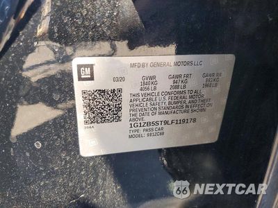 Zdjęcie 12 z 12 samochodu: 2020 CHEVROLET MALIBU LS VIN:1G1ZB5ST9LF119178 - miniatura
