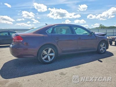 Trzecie zdjęcie samochodu z tyłu: 2012 VOLKSWAGEN PASSAT SE VIN:1VWBH7A36CC101983 - miniatura