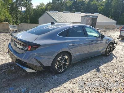 Trzecie zdjęcie samochodu z tyłu: 2024 HYUNDAI SONATA SEL VIN:KMHL14JA4RA357404 - miniatura