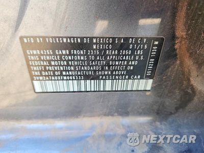 Zdjęcie 13 z 13 samochodu: 2015 VOLKSWAGEN GOLF TDI VIN:3VW2A7AUXFM066333 - miniatura