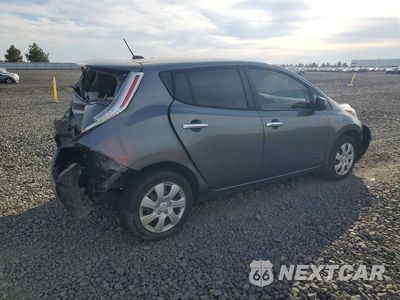 Trzecie zdjęcie samochodu z tyłu: 2016 NISSAN LEAF S VIN:1N4AZ0CPXGC309864 - miniatura