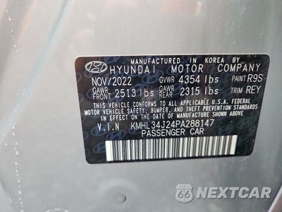 Zdjęcie 12 z 12 samochodu: 2023 HYUNDAI SONATA LIMITED VIN:KMHL34J24PA288147 - miniatura