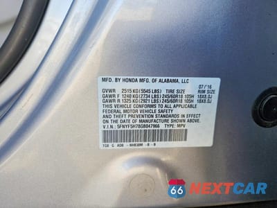 Zdjęcie 13 z 13 samochodu: 2016 HONDA PILOT EXLN VIN:5FNYF5H78GB047966 - miniatura