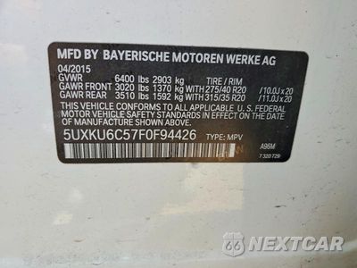 Zdjęcie 13 z 13 samochodu: 2015 BMW X6 XDRIVE50I VIN:5UXKU6C57F0F94426 - miniatura