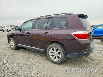 Drugie zdjęcie samochodu z przodu: 2012 TOYOTA HIGHLANDER BASE VIN:5TDBK3EH0CS125648 - miniatura