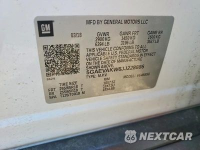 Zdjęcie 12 z 12 samochodu: 2018 BUICK ENCLAVE ESSENCE VIN:5GAEVAKW6JJ228886 - miniatura