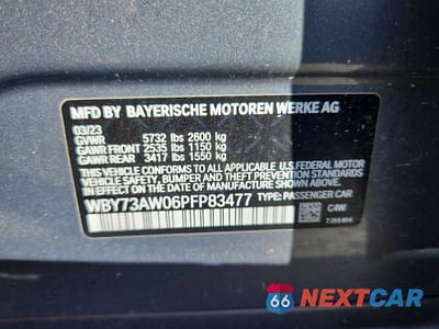 Zdjęcie 12 z 12 samochodu: 2023 BMW I4 EDRIVE 40 VIN:WBY73AW06PFP83477 - miniatura