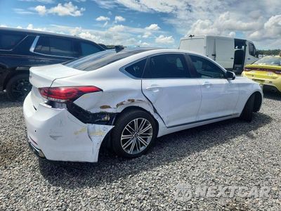Trzecie zdjęcie samochodu z tyłu: 2018 GENESIS G80 3.8 VIN:KMHGN4JE1JU248698 - miniatura