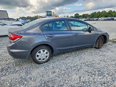 Trzecie zdjęcie samochodu z tyłu: 2013 HONDA CIVIC LX VIN:2HGFB2F50DH580324 - miniatura