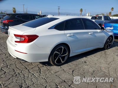 Trzecie zdjęcie samochodu z tyłu: 2019 HONDA ACCORD SPORT VIN:1HGCV1F33KA033546 - miniatura