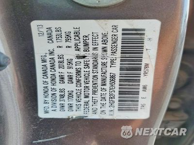 Zdjęcie 12 z 12 samochodu: 2014 HONDA CIVIC LX VIN:2HGFB2F57EH506867 - miniatura