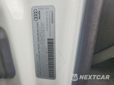 Zdjęcie 12 z 12 samochodu: 2010 AUDI A8 QUATTRO VIN:WAUAVAFA0AN004773 - miniatura