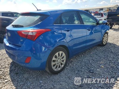 Trzecie zdjęcie samochodu z tyłu: 2017 HYUNDAI ELANTRA GT BASE VIN:KMHD35LH3HU382869 - miniatura