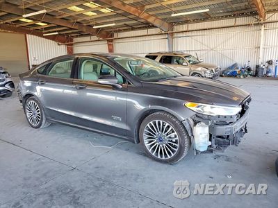 Czwarte zdjęcie samochodu z boku: 2017 FORD FUSION SE PHEV VIN:3FA6P0PU5HR258143 - miniatura