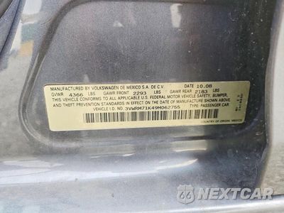 Zdjęcie 12 z 12 samochodu: 2009 VOLKSWAGEN JETTA SE VIN:3VWRM71K49M062755 - miniatura