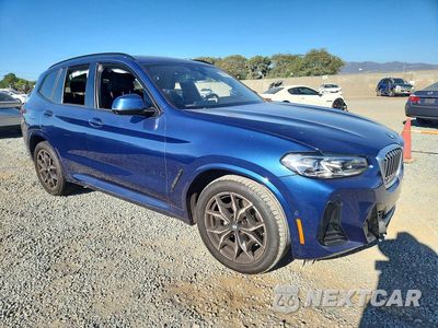 Czwarte zdjęcie samochodu z boku: 2023 BMW X3 SDRIVE30I VIN:5UX43DP08P9T06048 - miniatura