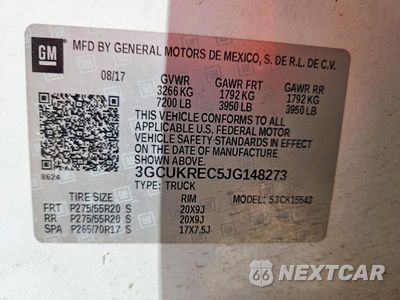 Zdjęcie 13 z 13 samochodu: 2018 CHEVROLET SILVERADO K1500 LT VIN:3GCUKREC5JG148273 - miniatura