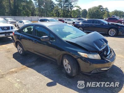 Czwarte zdjęcie samochodu z boku: 2015 HONDA CIVIC LX VIN:19XFB2F54FE095858 - miniatura