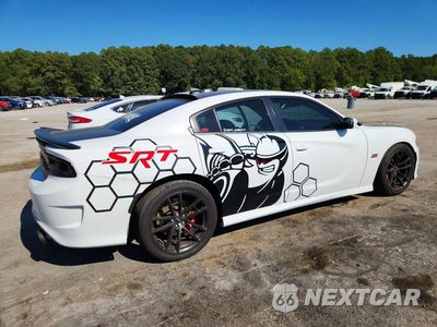 Trzecie zdjęcie samochodu z tyłu: 2022 DODGE CHARGER SCAT PACK VIN:2C3CDXGJ1NH194361 - miniatura