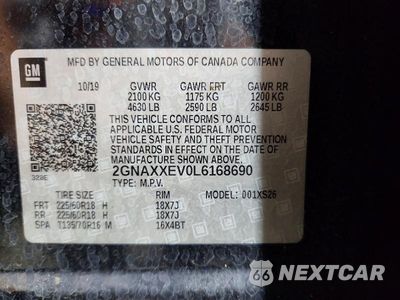 Zdjęcie 13 z 13 samochodu: 2020 CHEVROLET EQUINOX PREMIER VIN:2GNAXXEV0L6168690 - miniatura